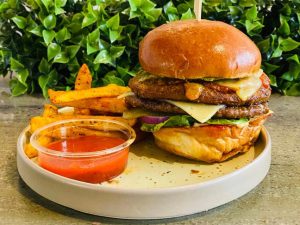 Tawa Tower Lamb Burger