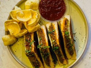 Hydrabadi Keema Toastie
